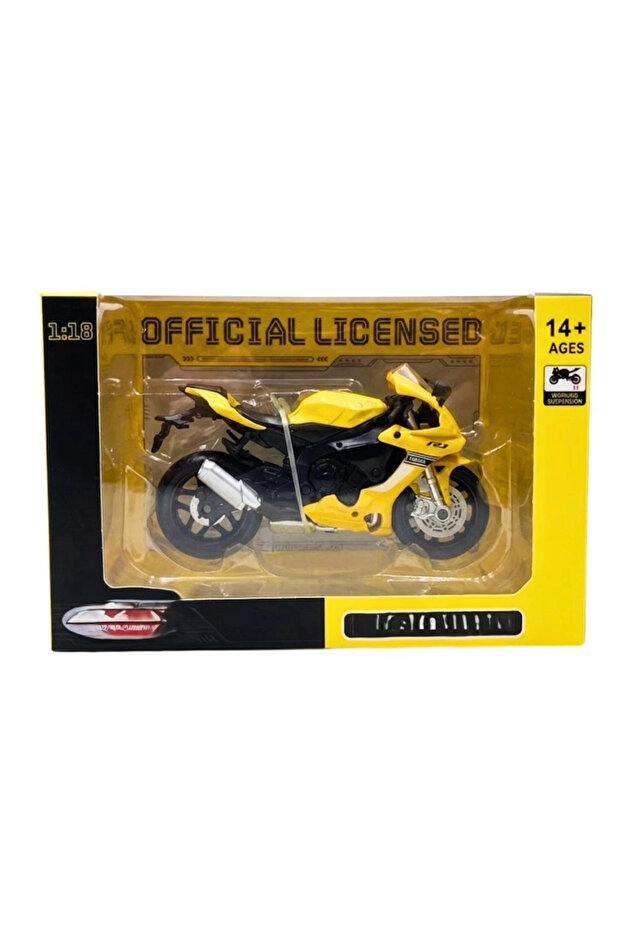نموذج دراجة نارية YZF-R1 بمقياس 1/18