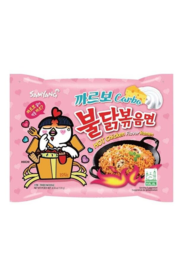 Buldak Carbonara Hot Chicken Flavor Ramen Noodles 135g