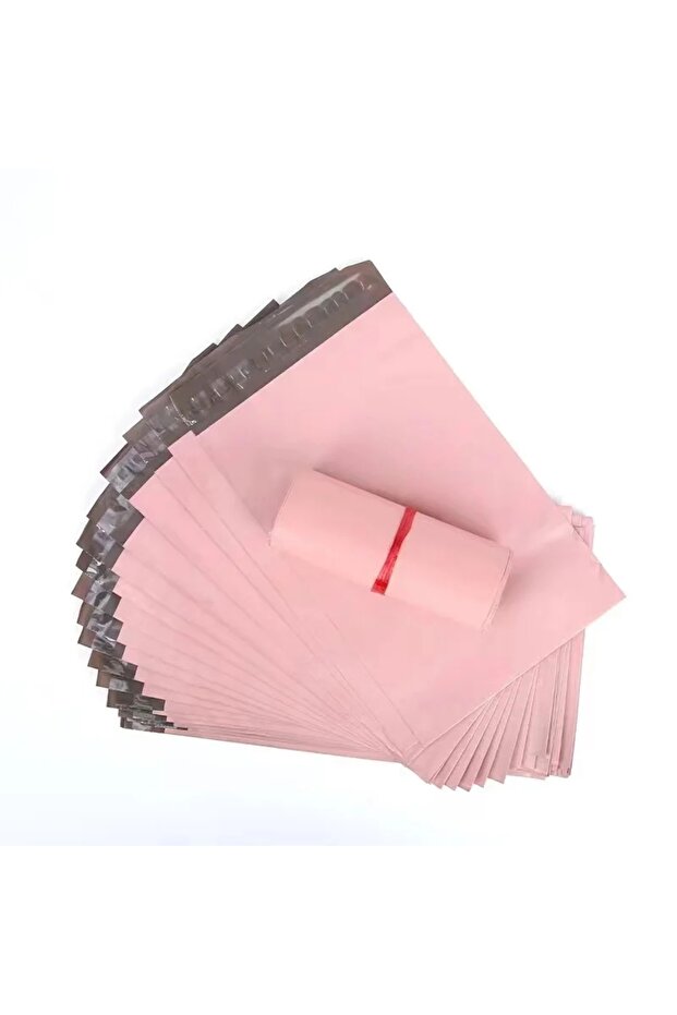 20X26X4cm 50pcs Pink INPLUSTOP 50Pcs Pink Color Envelope Storage Bags PE Plastic Courier Shipping Ba