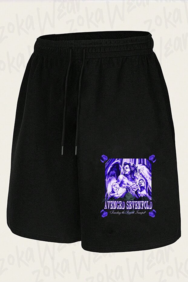 Unisex Avenged Sevenfold 5 Design Printed Shorts