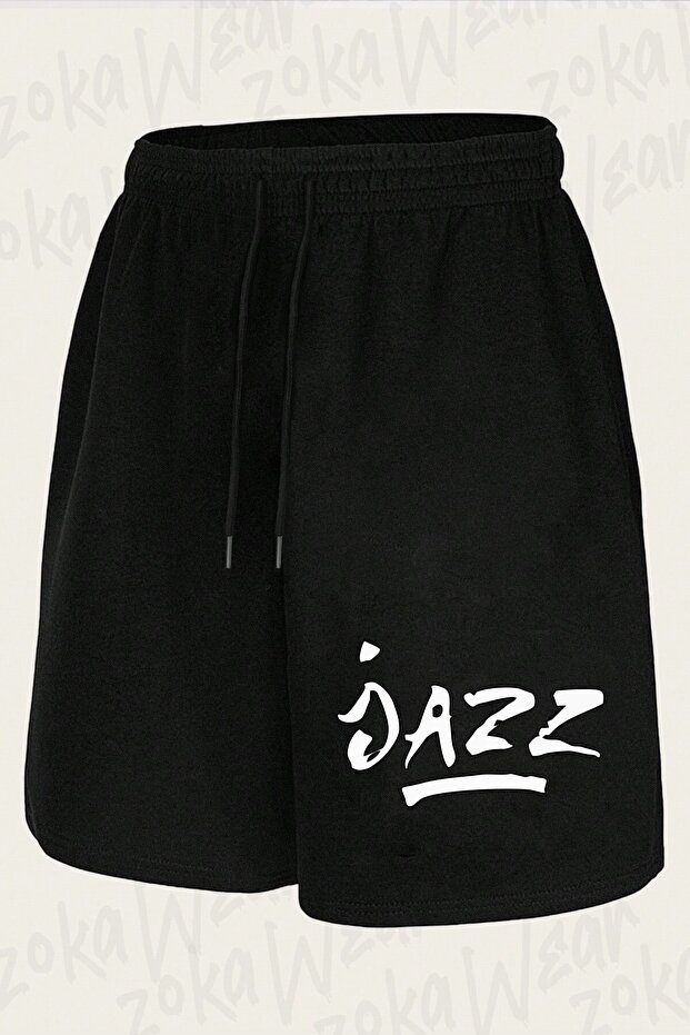 Unisex Jazz Design Printed Shorts