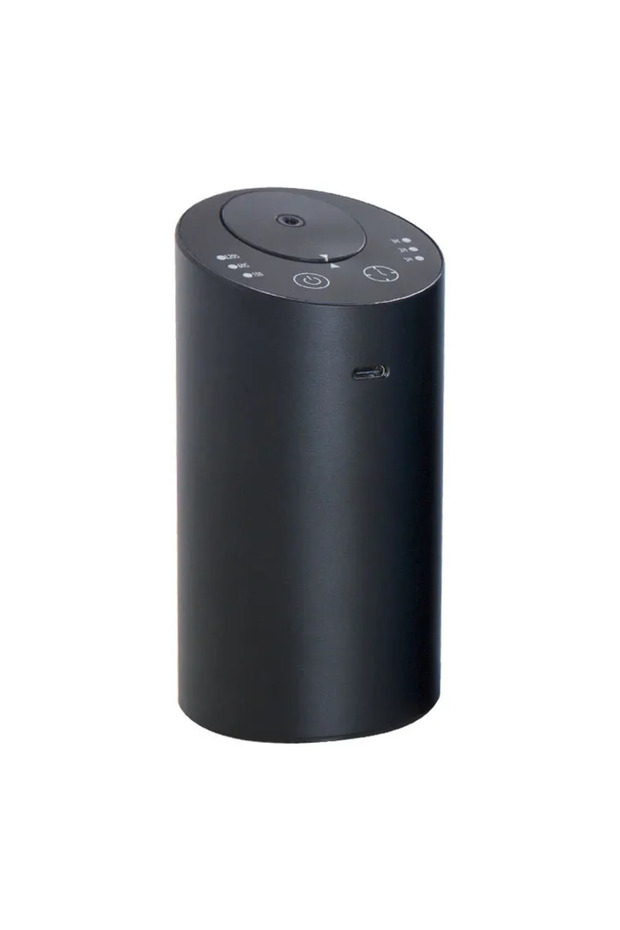 black Car Aroma Diffuser Machine Portable Essential Oil Diffuser Rechargeable Room Fragrance Diffuse