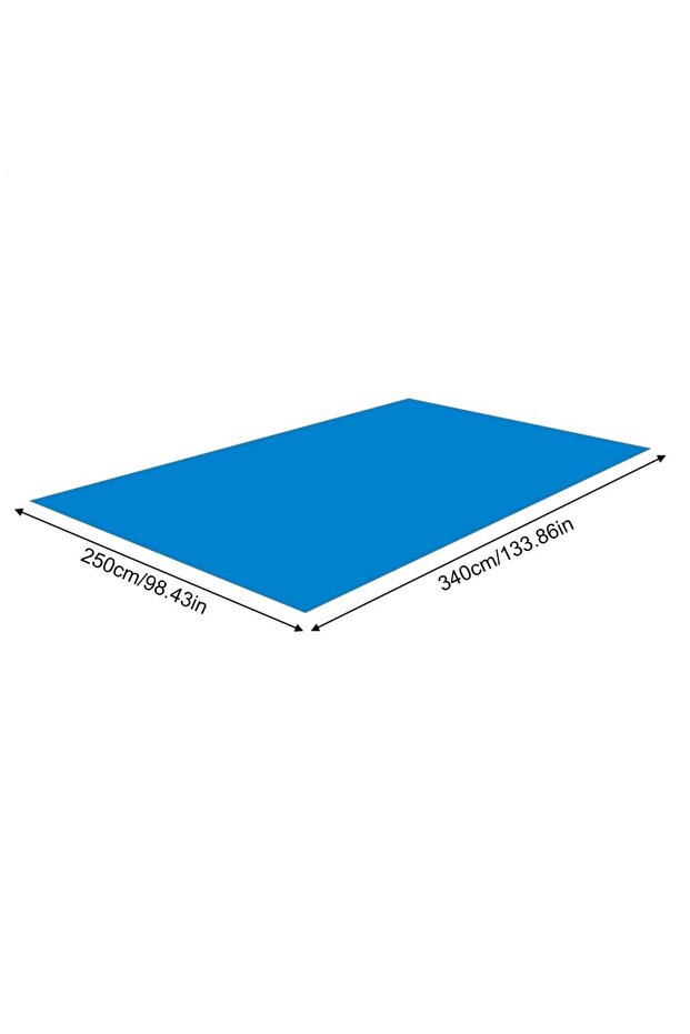 2.5x3.4 meter PE Waterproof Pool Mat pool ground cloth Swimming Pool Floor Covering Heavy Duty Recta