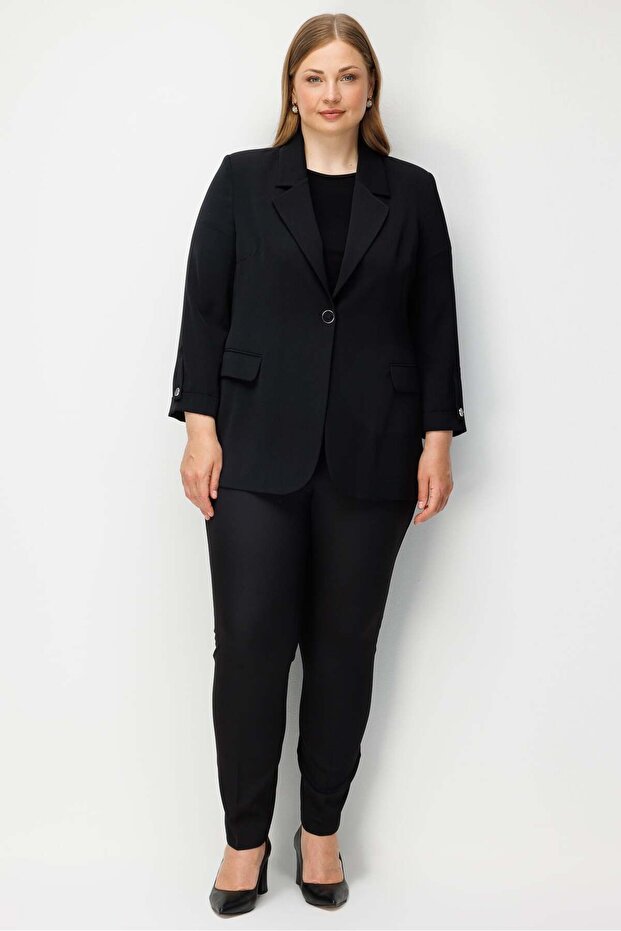 Modailgi Single Button Pocket Flap Jacket-50158