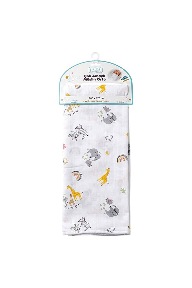 Multi-Purpose Muslin Blanket 100X120 cm