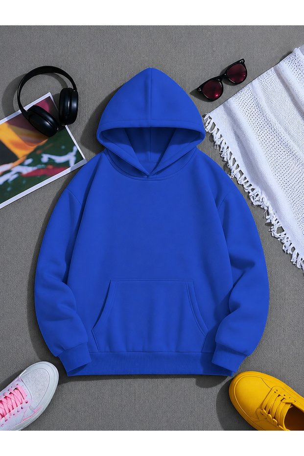 Unisex Winter Oversize Hooded Sweatshirt