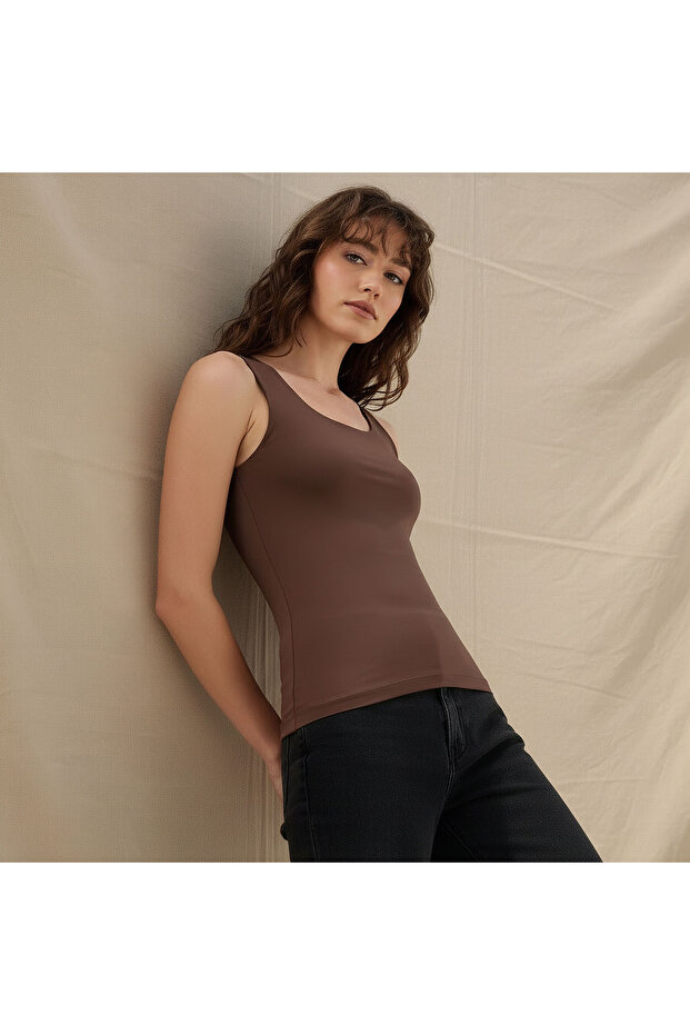 Tank Top with Wide Strap