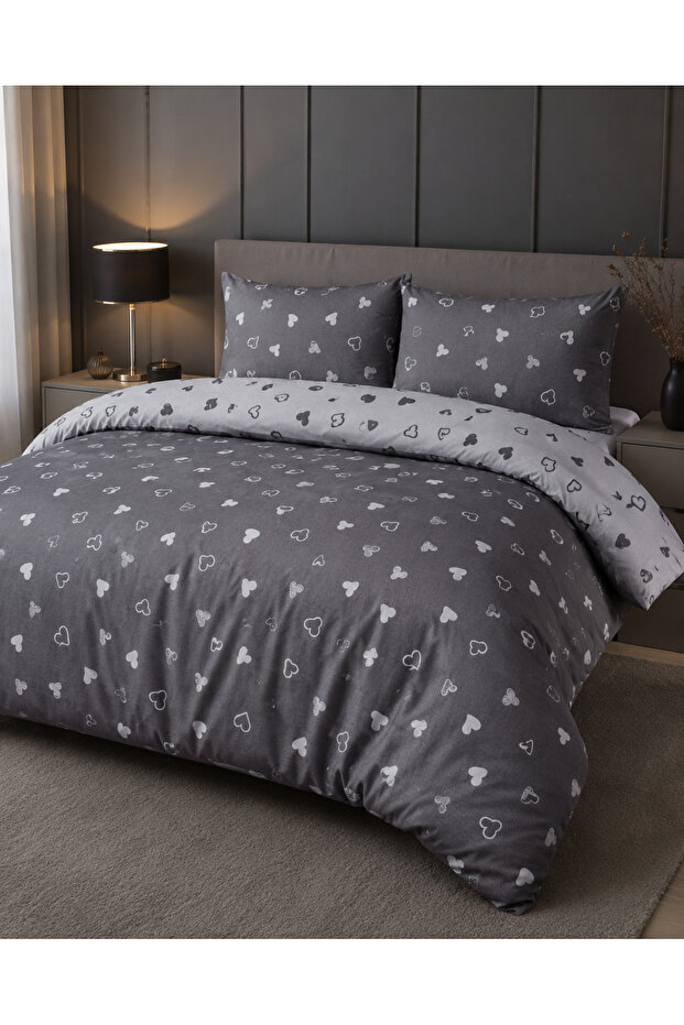 100% Cotton Double Duvet Cover Set (Boxed)