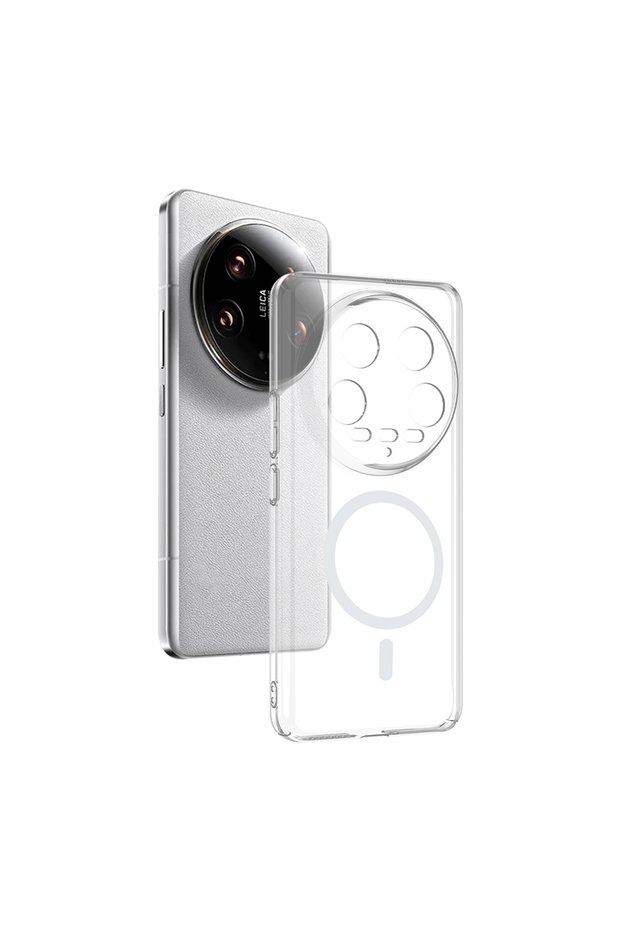 Xiaomi Mi 14 Ultra Case Non-Yellowing Ultra Thin Hard Mica Magsafe Camera Raised Vrdr
