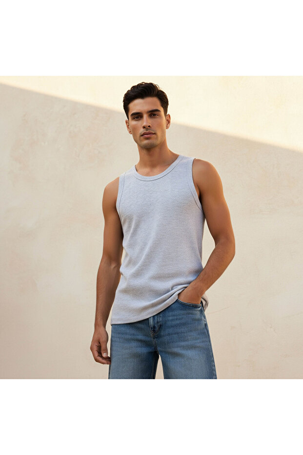 Men Ribbed Vest