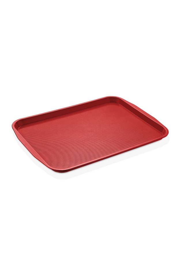 Gastro Plast Gt-3244 Red Abs Serving Tray 32X44 cm | Unbreakable, Bpa-Free, Suitable for Industrial Use