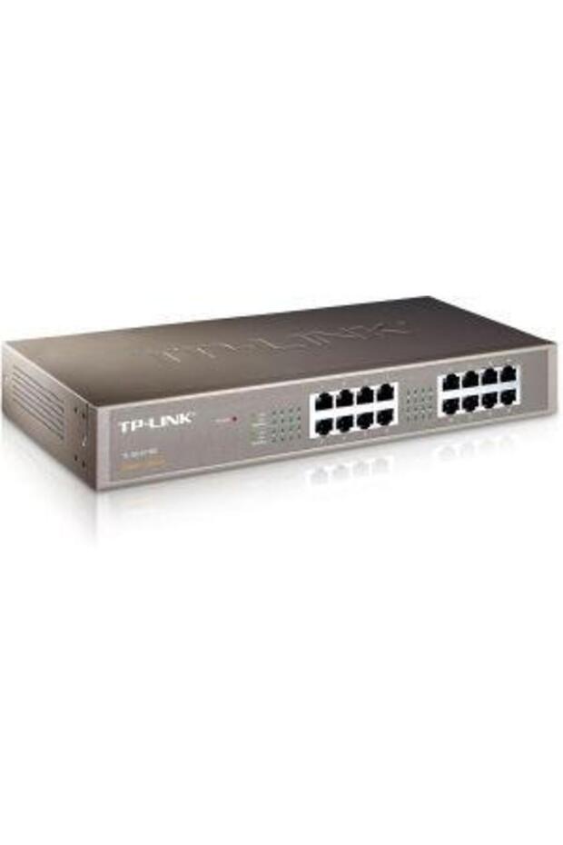 TP-LINK TL-SG1016D محول شبكة بـ 16 منفذ جيجابت قابل للتركيب على الرف، غير قابل للإدارة، بهيكل فولاذي