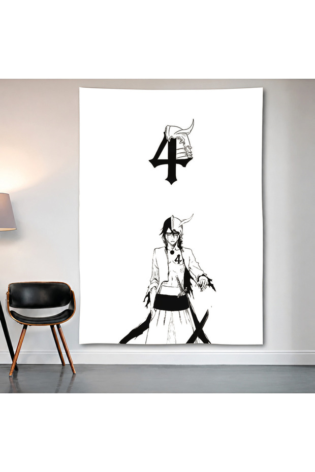 One Piece Chapter 4 Wall Covering Wall Tapestry First Quality Satin Fabric Poster