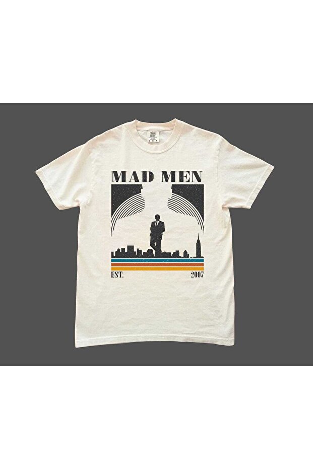 Mad Man Printed Unisex Oversize T-Shirt