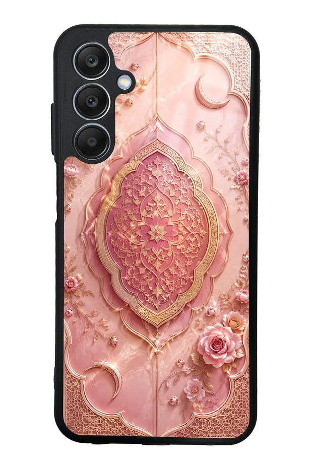 Samsung A25 Blush Crescent Palace Design Glossy Phone Case