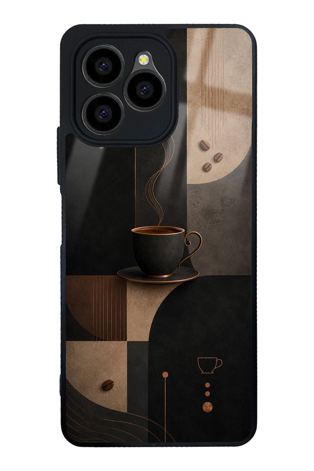 Omix X6 Noir Mocha Coffee Designed Glossy Phone Case