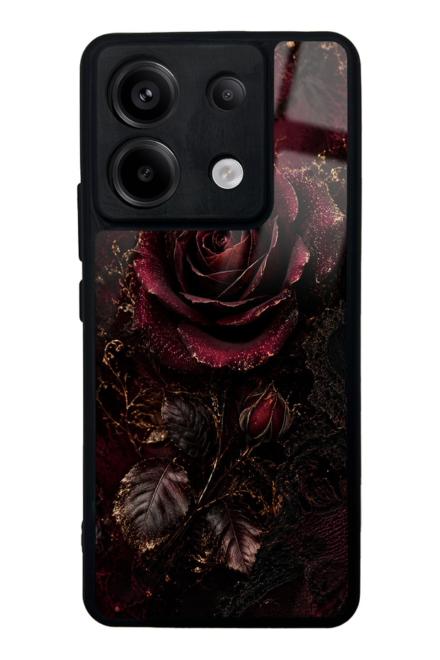 Xiaomi Redmi Note 13 Pro 5g Midnight Velvet Rose Design Glossy Phone Case