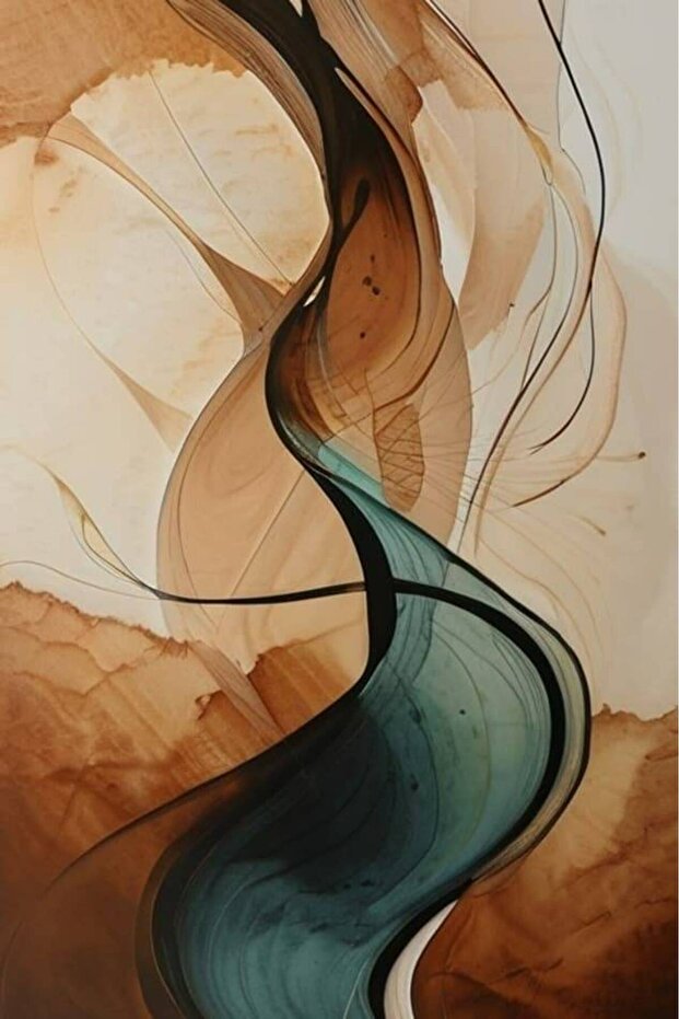 لوحة جدارية "الفن التجريدي مودرن" - 100cm * 67cm