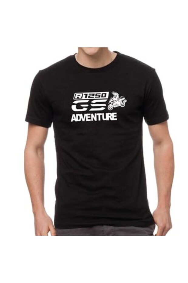 Bmw R1250Gs Designed Biker T-Shirt White