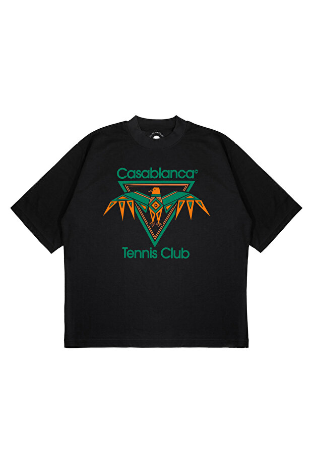 Unisex Oversize Casablanca Wings Printed Boxy Fit Thick Fabric (240Gsm) T-Shirt