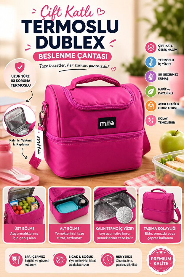 Ubc5 - Double Layer Foiled Wide Molded Lunch Box