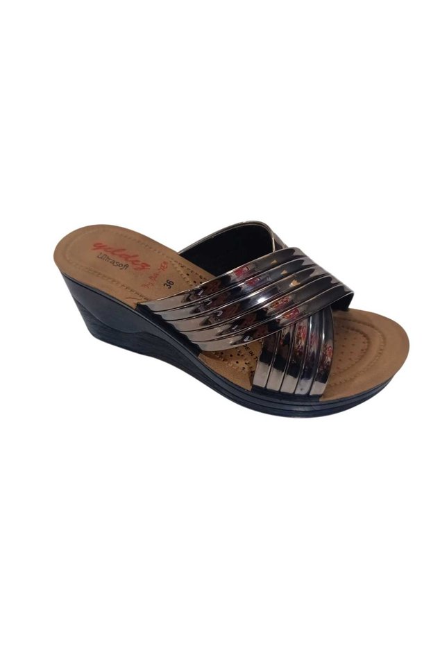 Metal Colored Orthopedic Slippers with Pads