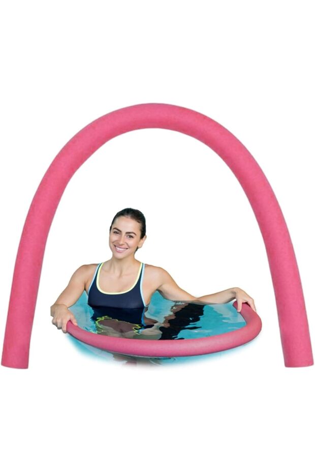 2pc Pink Flexible Swimming Noodle Floats Pool Noodle For Kids And Adults (6.5 CM Thick x 150 long)