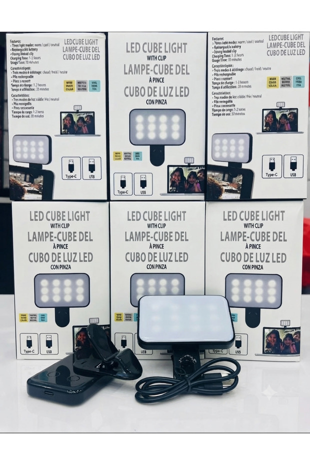 Portable Mini LED Cube Light