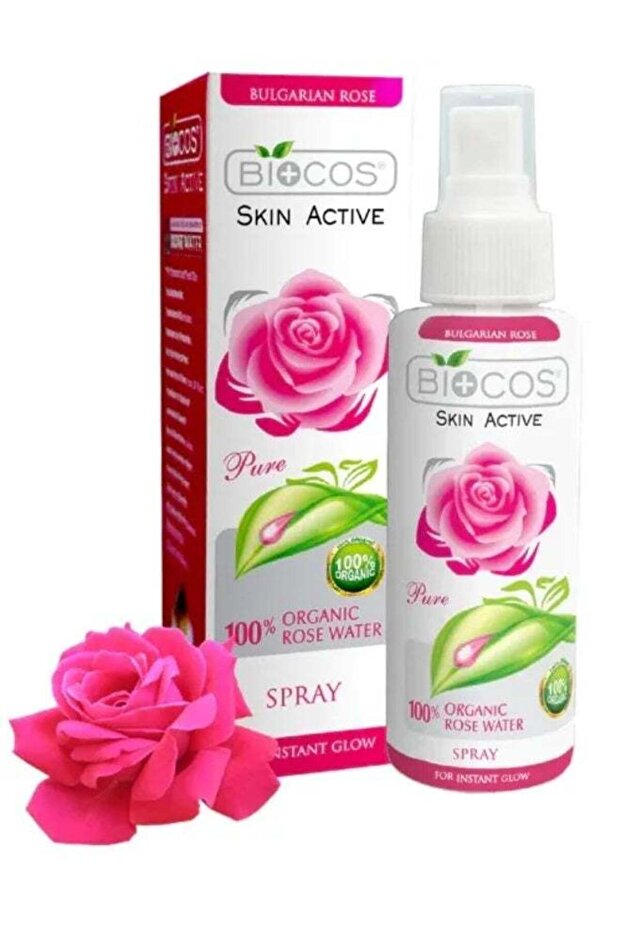 Organic Rose Water Spray – Hydrating Toner, Reduces Redness & Tightens – Pack of 1