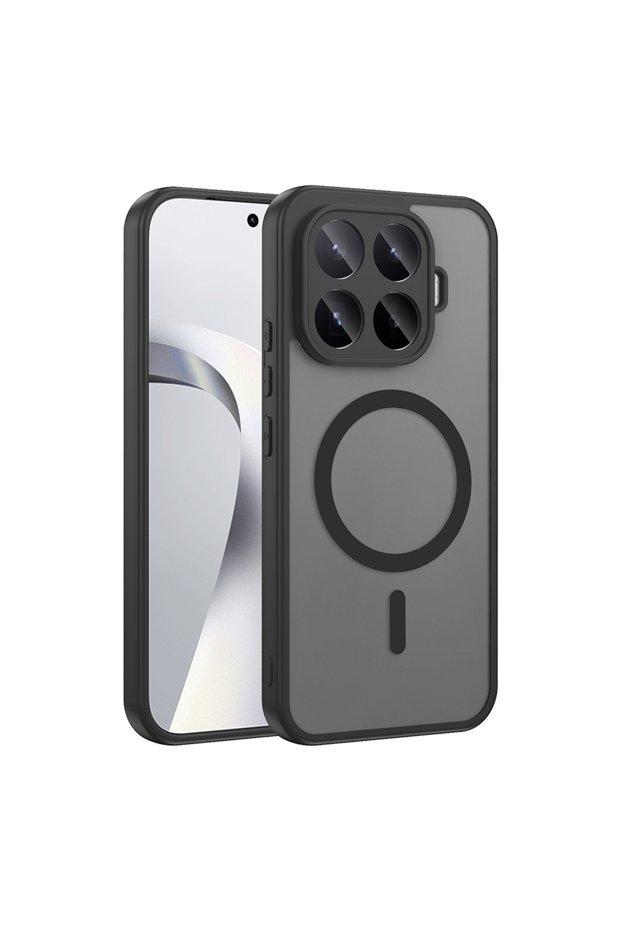 Mi 17t Compatible Case Magsafe Supported Babet Cover - Black - T43502