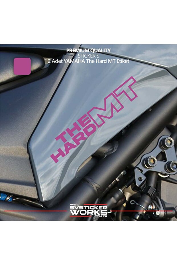 Yamaha the Hard Mt Sticker High Quality Foil 2Pcs Sticker Label