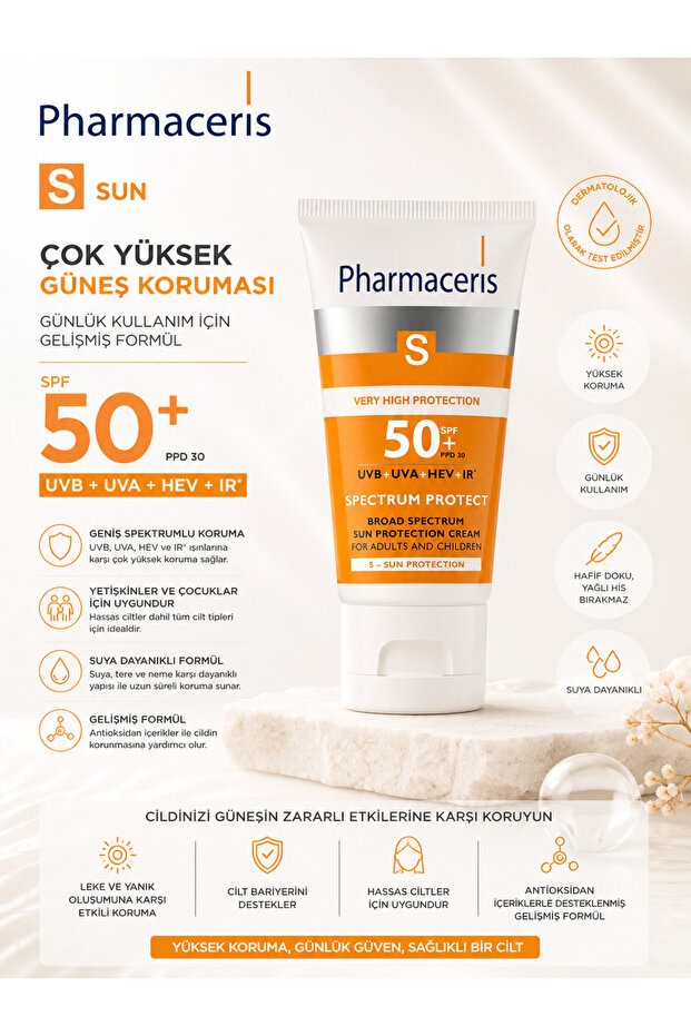 Suitable for Adults and Children S Spf 50+ Very High Protection and Water Resistant Sunscreen 50ml