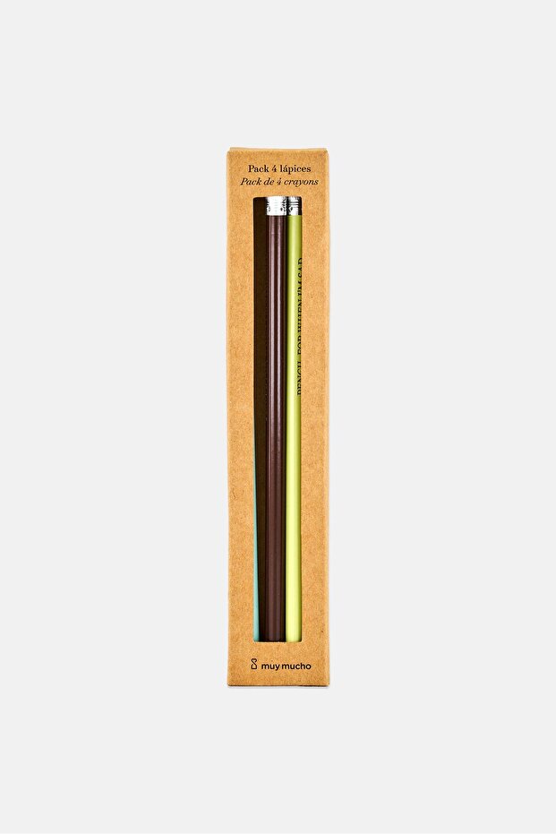 4Pcs Pencils, Multicolor