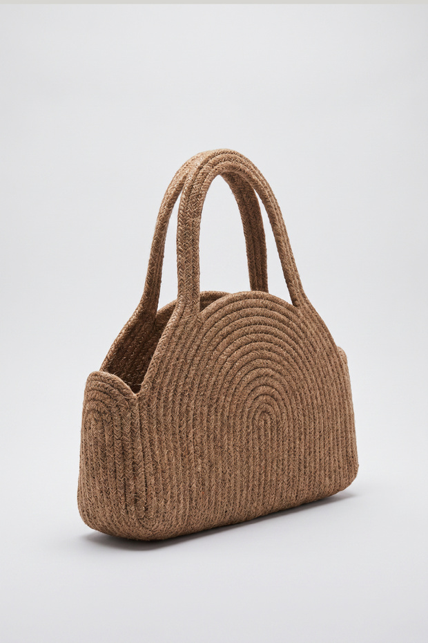 Wicker Handbag Lct0003 Beige