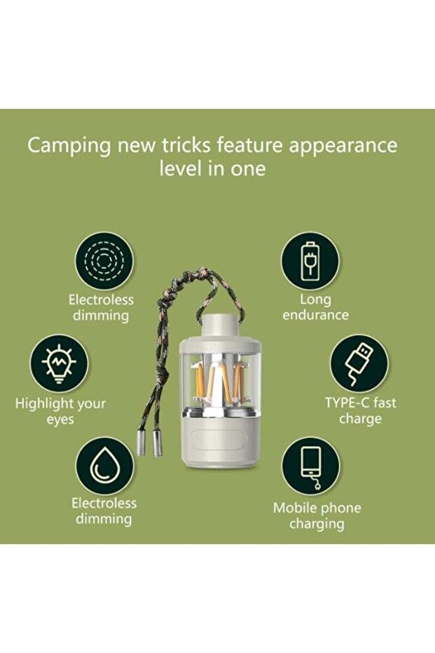 كشاف ومصباح التخييم الذكي 3 في 1 (Multi-Flashlight & Lantern) - 7