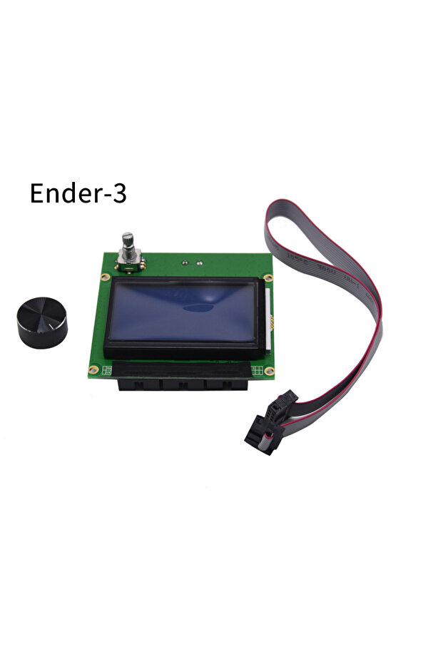 For Ender 3 Series 12864 HD Display LCD Screen for Ender 3 3d Printer Blue Control Panel With Cable