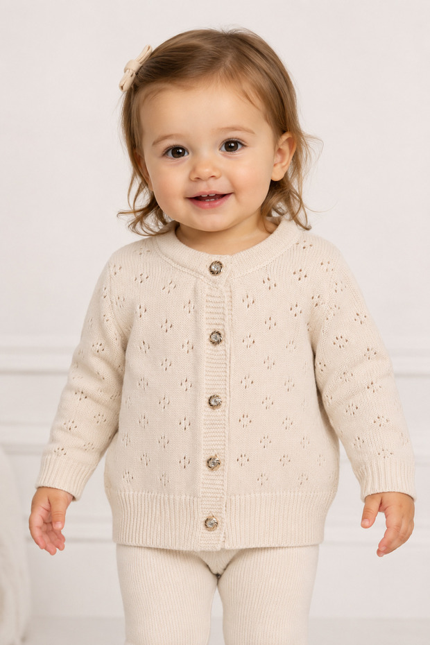 Baby Girl Knitwear Cardigan 2000