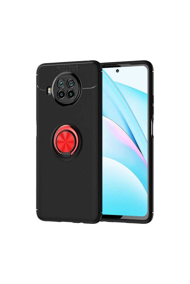 Silicone Ravel Cover with Rotatable Ring Stand for Xiaomi Redmi Note 9 Pro 5g Compatible Mobile Phone