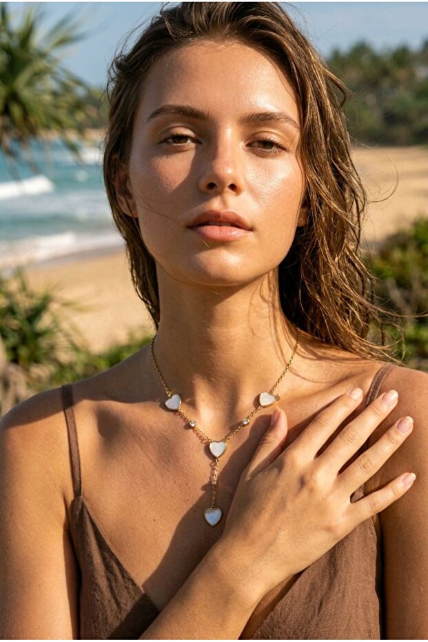 Figured Anti-Tarnish Steel Adjustable Chain Luxury Necklace