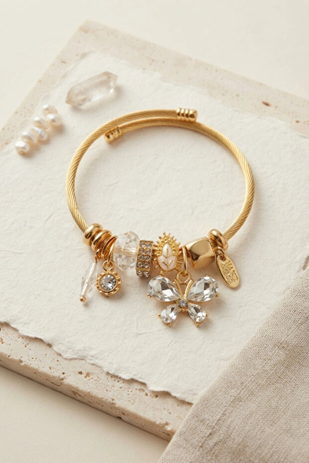 Butterfly Model Charm Bracelet