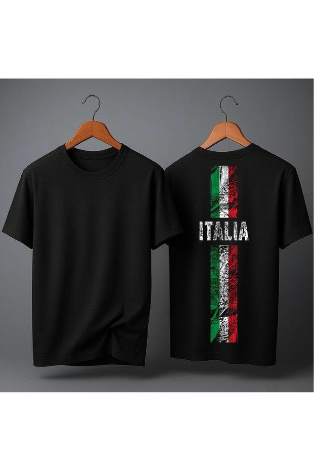 Italy Printed Oversized T-Shirt