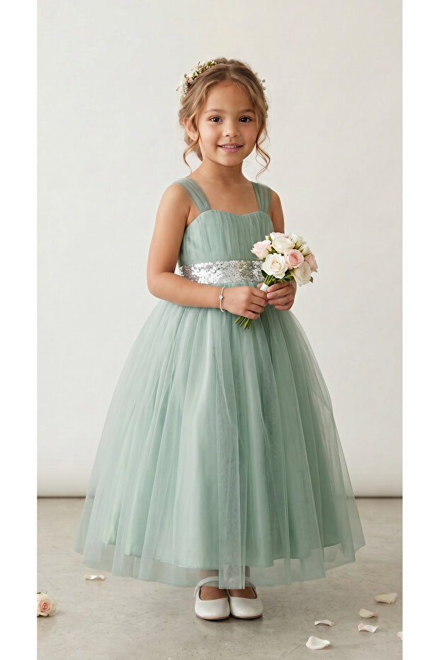 Children's Special Day Invitation Wedding Dress Pamukkoza