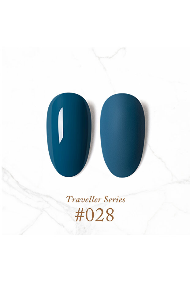 (GR) Vintage Gel Polish 028 Dark Blue Gray