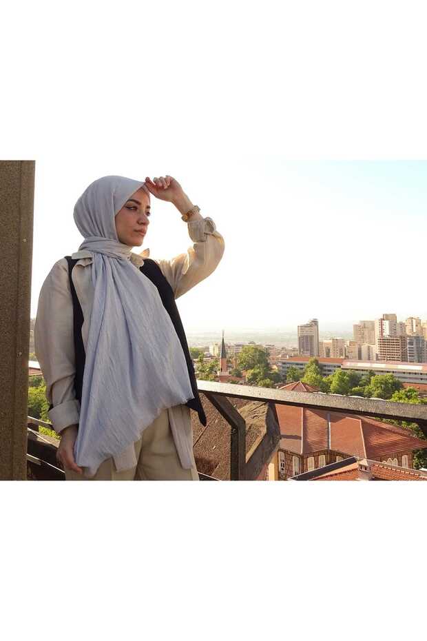 Bambu Kraş Şal - gri