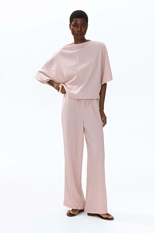 Wide pull-on trousers