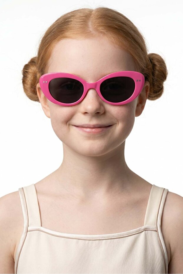 Lumora Fuchsia Black Children's Sunglasses