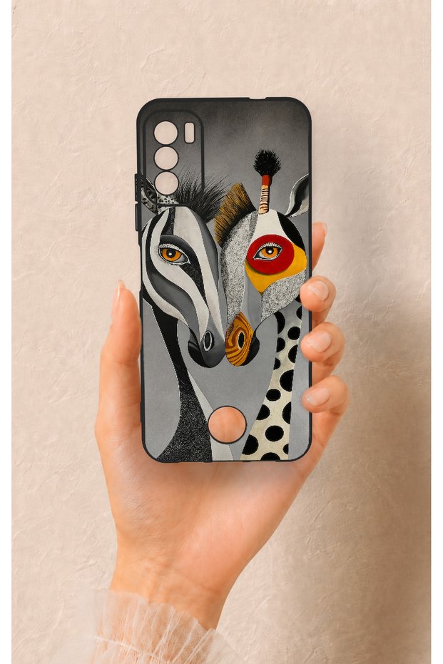 Reeder S19 Max Pro S Compatible Zebra and Giraffe Patterned Silicone Case