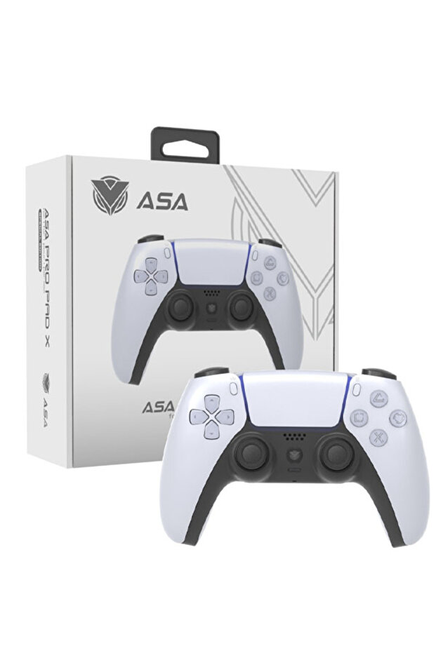 يُعد هذا المنتج يد تحكم PRO PAD X باللون الأبيض.