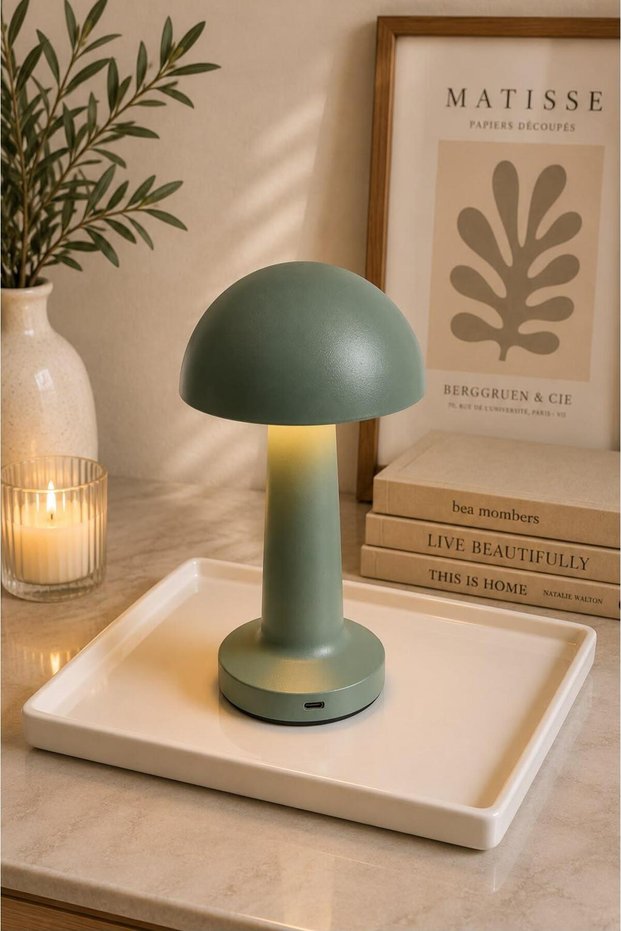 Luna Ambiance Wireless Led Table Lamp Home Hotel Spa Restaurant Cafe Decorative Night Light 3 Different Light Modes