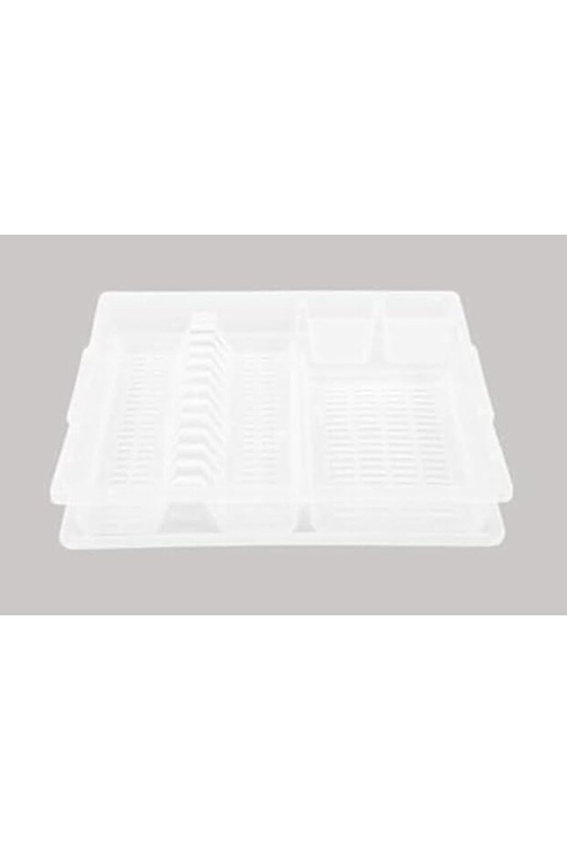 Dish Drying Rack, Hard Plastic Drying Rack, Dish Drainer for Kitchen Counter with Drainboard Set, wi